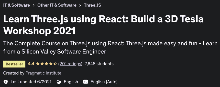 Pictures · Learn Three.js using React: Build a 3D Tesla Workshop 2021 2021-6