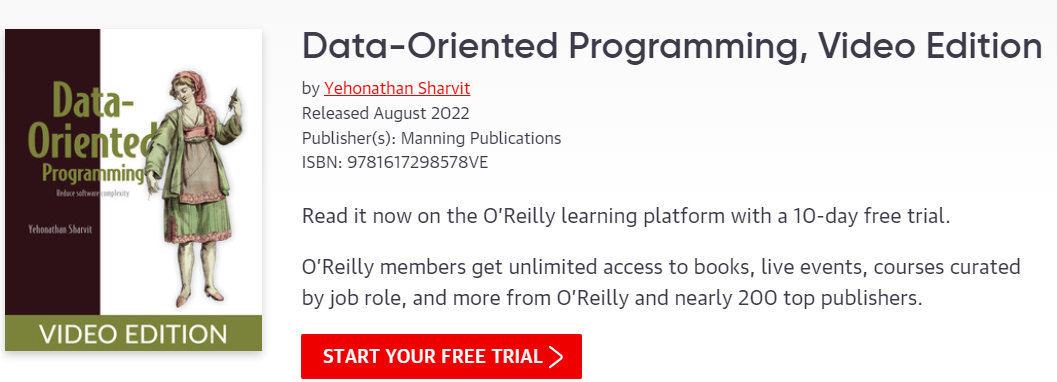 Pictures · Oreilly — Data-Oriented Programming, Video Edition 2022-10