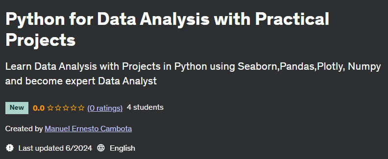 Pictures · Python for Data Analysis with Practical Projects 2024-6