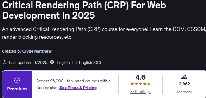 Bilder · Critical Rendering Path (CRP) für Webentwicklung 2025 2025-9