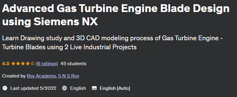 Pictures · Udemy — Advanced Gas Turbine Engine Blade Design using Siemens NX 2022-5