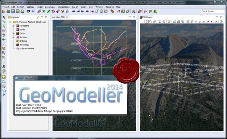 Pictures · Intrepid Geophysics GeoModeller 2014 v3.2.0 x64