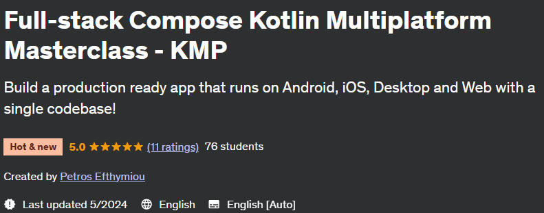 Pictures · Udemy — Full-stack Compose Kotlin Multiplatform Masterclass – KMP 2024-5