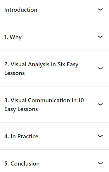Course topics · LinkedIn — Data Visualization for Data Analysis and Analytics 2024-6