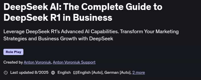 Pictures · Udemy — DeepSeek AI: The Complete Guide to DeepSeek R1 in Business 2025-8