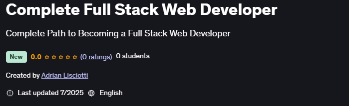Pictures · Udemy — Complete Full Stack Web Developer 2025-6