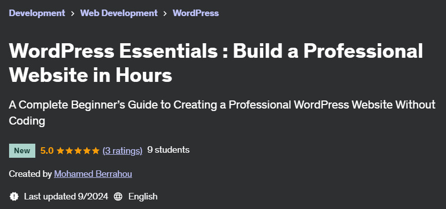 Pictures · WordPress Essentials : Build a Professional Website in Hours 2024-9