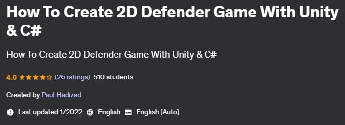 Pictures · How To Create 2D Defender Game With Unity & C# 2022-1