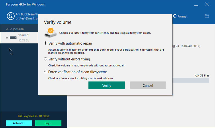 Pictures · Paragon HFS+ for Windows 14.0.24 x64