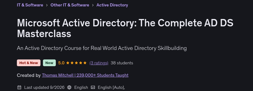 Изображения · Microsoft Active Directory: The Complete AD DS практический курс 2026-9