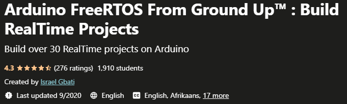 Pictures · Udemy — Arduino FreeRTOS From Ground Up™ : Build RealTime Projects 2020-5