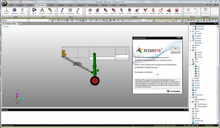 Pictures · FunctionBay RecurDyn 2024 SP2 Windows/Linux