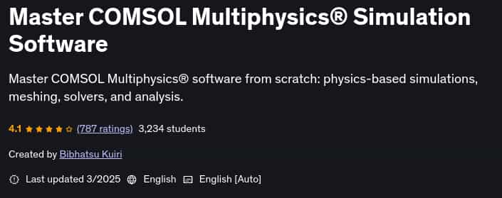 Pictures · Master COMSOL Multiphysics® Simulation Software 2025-3