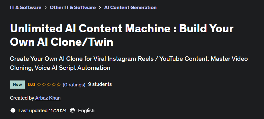 Pictures · Udemy — Unlimited AI Content Machine : Build Your Own AI Clone/Twin 2024-11