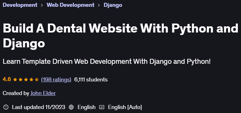 图片 · 创建牙科网站与 Python 和 Django 2023-11