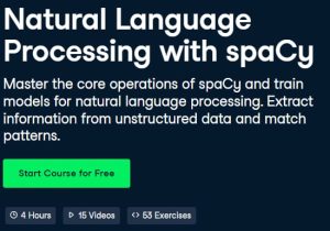 Datacamp — Natural Language Processing with spaCy 2023-11
