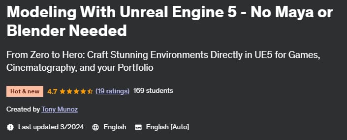 Pictures · Modeling With Unreal Engine 5 – No Maya or Blender Needed 2024-3