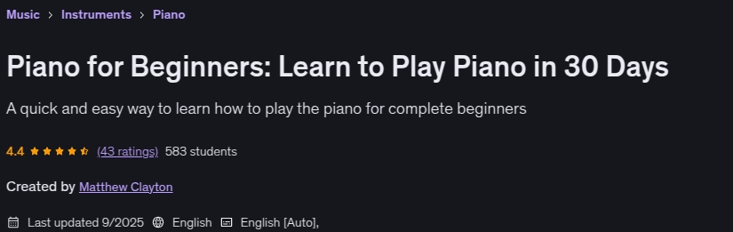 Pictures · Piano for Beginners: Learn to Play Piano in 30 Days 2025-9