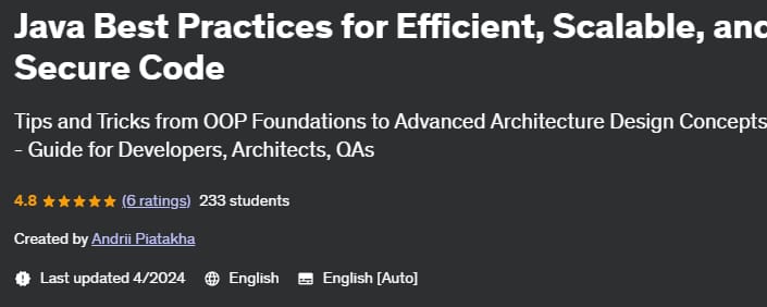 Pictures · Udemy — Java Best Practices for Efficient, Scalable, and Secure Code 2024-3