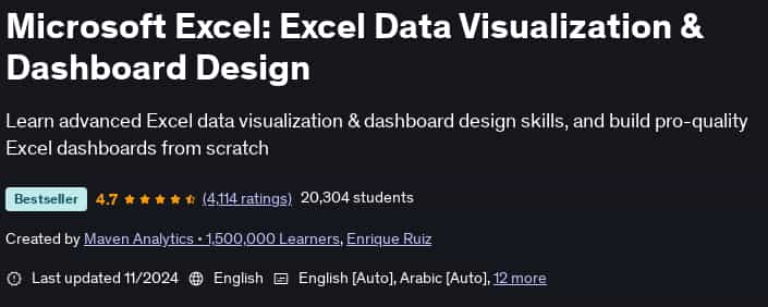 Pictures · Microsoft Excel: Excel Data Visualization & Dashboard Design 2024-11