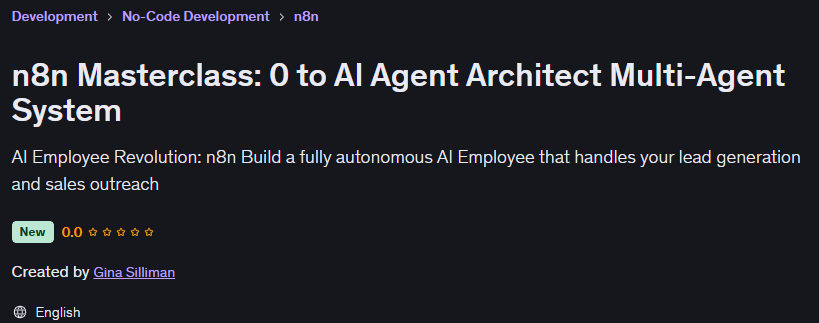 Pictures · n8n Masterclass: 0 to AI Agent Architect Multi-Agent System 2026-1