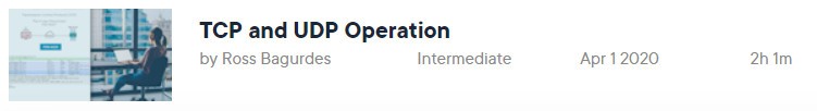 Pictures · Pluralsight — TCP and UDP Operation 2022-12