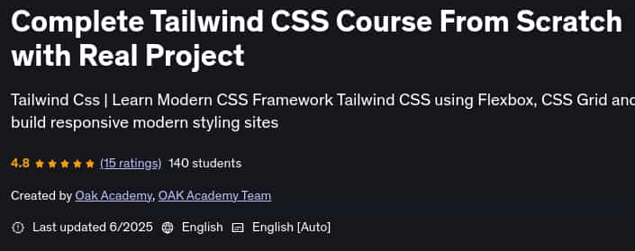 Pictures · Udemy — Complete Tailwind CSS Course From Scratch with Real Project 2025-6
