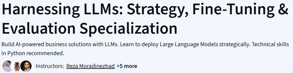 الصور · الحصول على LLMs: الاستراتيجية والتصميم الجيد والتقييم التخصص 2025-8