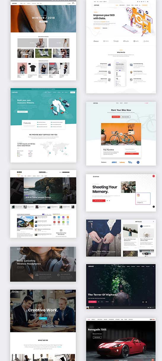 Pictures · ThemeForest – Canvas v7.3.1 – The Multi-Purpose HTML5 Template