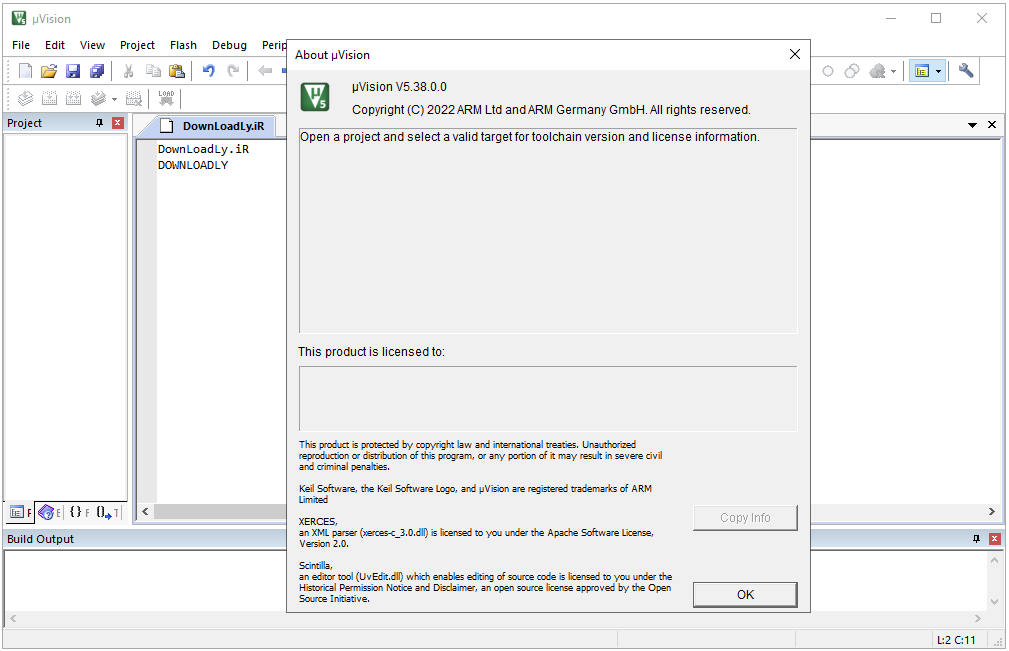 الصور · كيل MDK v5.43a + DFP / C51 v9.61 / C166 v7 .57 / C251 v5.60