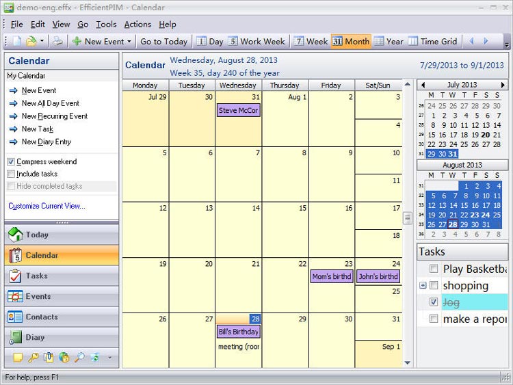 Pictures · EfficientPIM Pro 5.60 Build 559