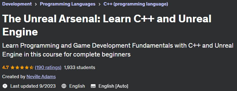 Pictures · Udemy — The Unreal Arsenal: Learn C++ and Unreal Engine 2023-8