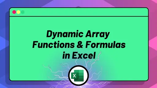 ZeroToMastery - Supercharge Excel with Dynamic Array Functions & Formulas