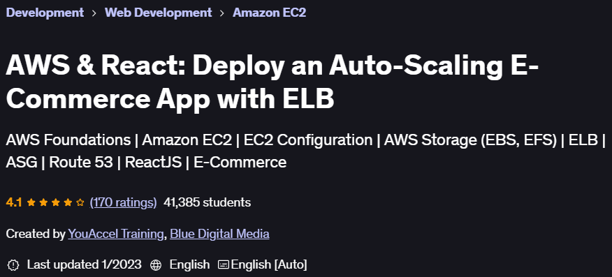 Pictures · Udemy — AWS & React: Deploy an Auto-Scaling E-Commerce App with ELB 2023-1