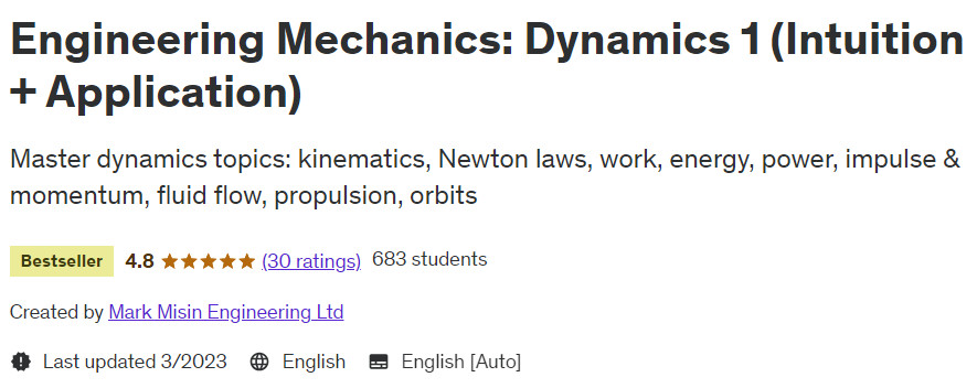 Pictures · Udemy — Engineering Mechanics: Dynamics 1 (Intuition + Application) 2023-3