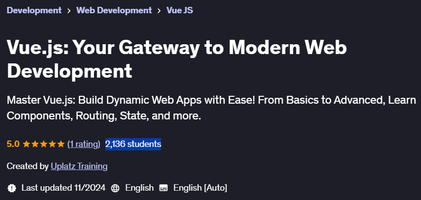Pictures · Udemy — Vue.js: Your Gateway to Modern Web Development 2024-11