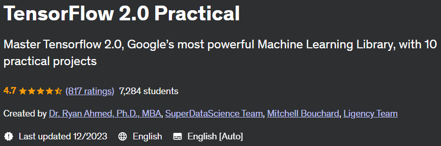 Pictures · Udemy — TensorFlow 2.0 Practical 2022-1