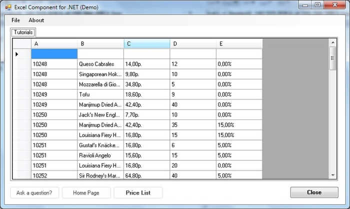 Pictures · Elerium Excel .NET v2.2