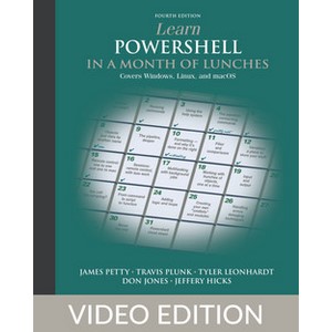 Oreilly — Learn PowerShell in a Month of Lunches, Fourth Edition, Video Edition 2022-5