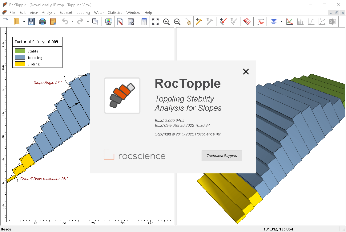 Pictures · Rocscience RocTopple 2.0 x64