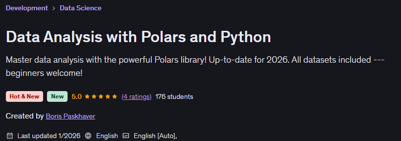 이미지 · Polars 데이터 분석 및 Python 2026-1