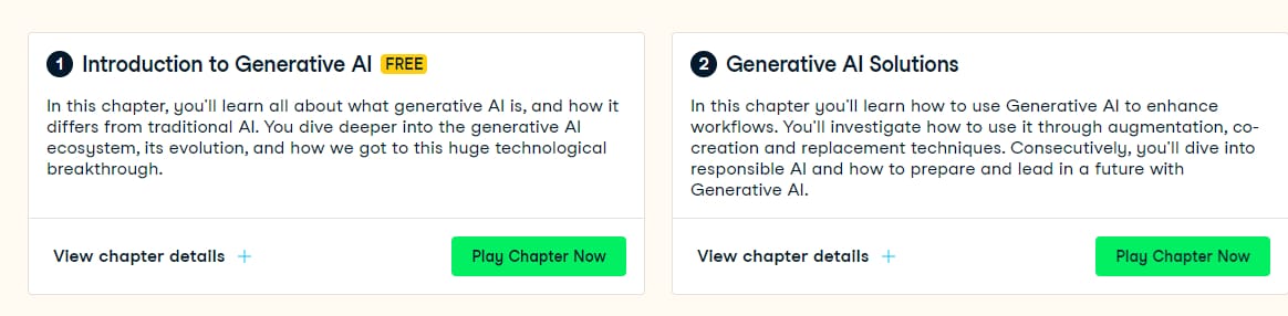 Course topics · Generative AI for Business 2023-11