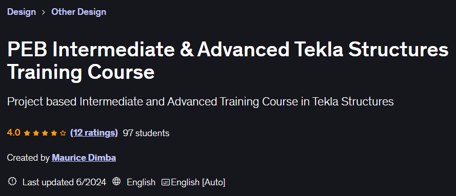 تصاویر · PEB Intermediate & Advanced Tekla Structures ٹریننگ کورس 2024-6