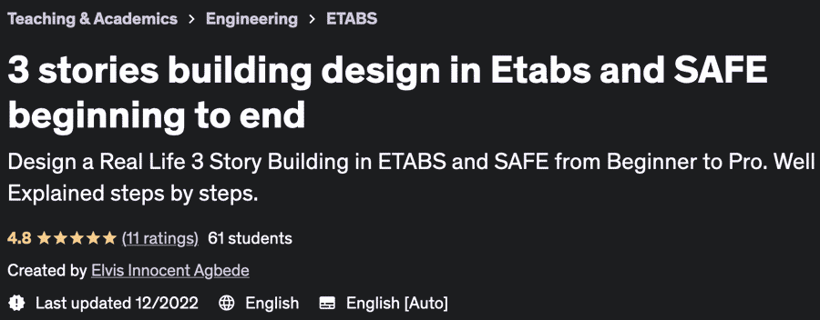 Pictures · Udemy — 3 stories building design in Etabs and SAFE beginning to end 2022-3