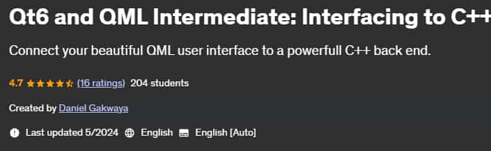 Pictures · Qt6 and QML Intermediate: Interfacing to C++ 2024-5