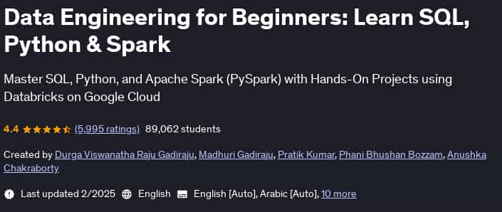 Images · Ingénierie de données pour débutants: Apprendre SQL, Python et Spark 2025-2