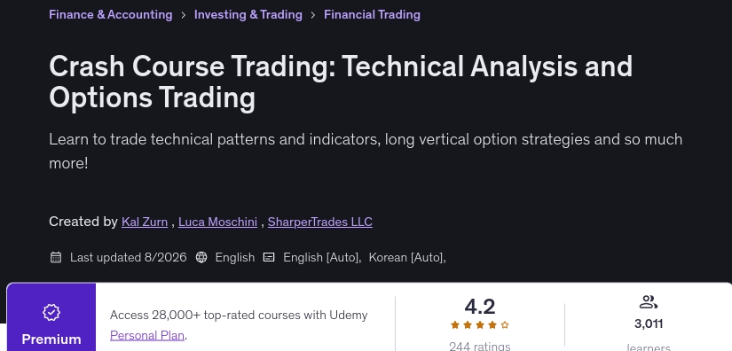 Pictures · Crash Course Trading: Technical Analysis and Options Trading 2026-1