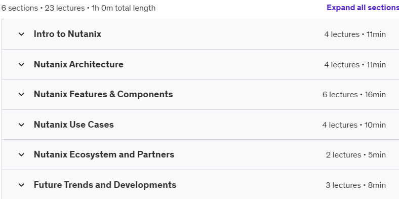 Course topics · Unlock Nutanix NCA: Explore the Future of IT Infrastructure 2024-9