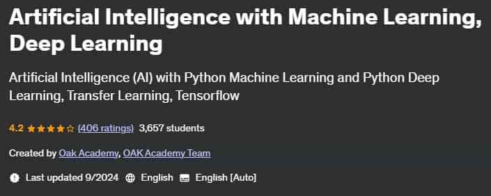 Pictures · Udemy — Artificial Intelligence with Machine Learning, Deep Learning 2024-4