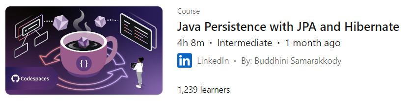 Pictures · LinkedIn — Java Persistence with JPA and Hibernate 2024-9